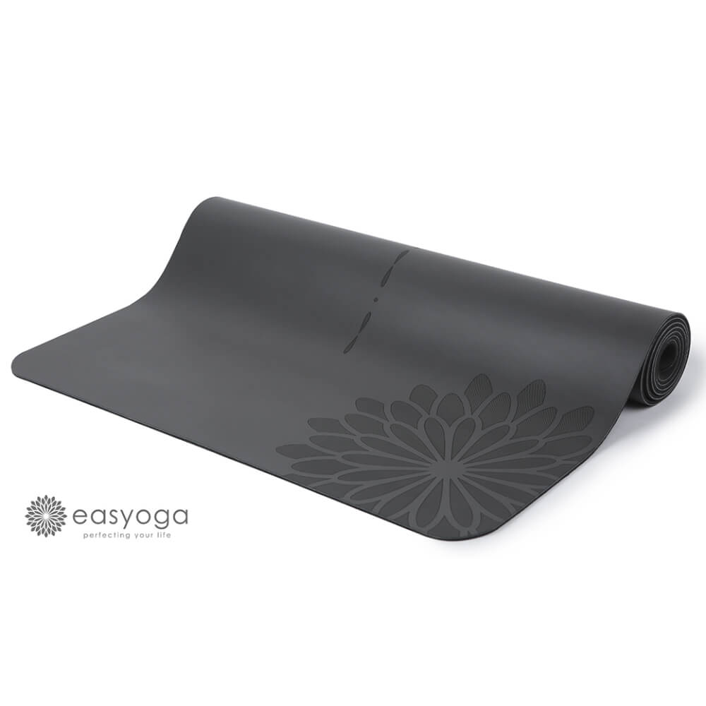 เสื่อโยคะ EASYOGA รุ่น BREATHIN' SPACE PRO MAT สีเทาเข้ม_1